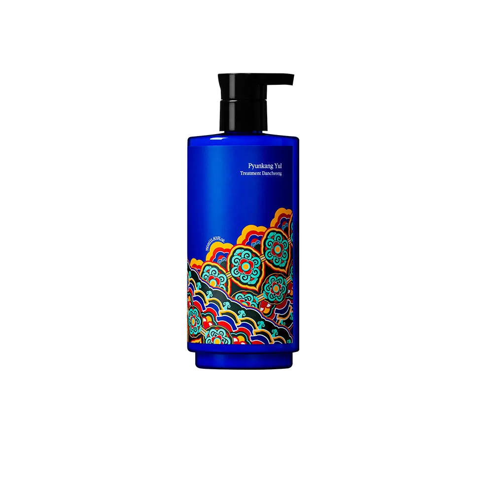 Pyunkang Yul Treatment Dancheong 350ml blue pump bottle with dancheong pattern