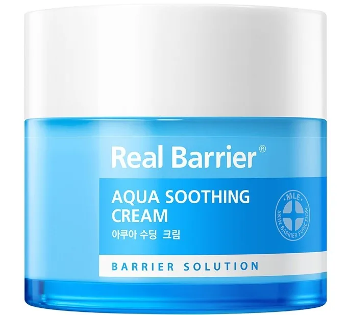 Real Barrier Aqua Soothing Cream blue cream-gel