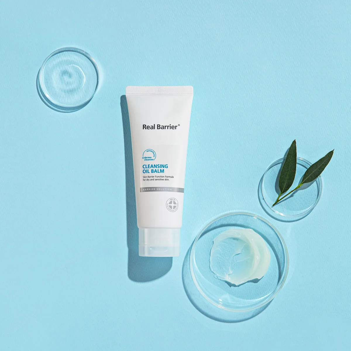 Real Barrier Cleansing Oil Balm tub on white background