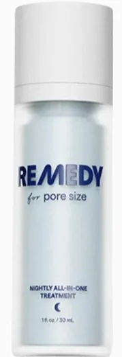Remedy for Pore Size pore-refining treatment serum bottle
