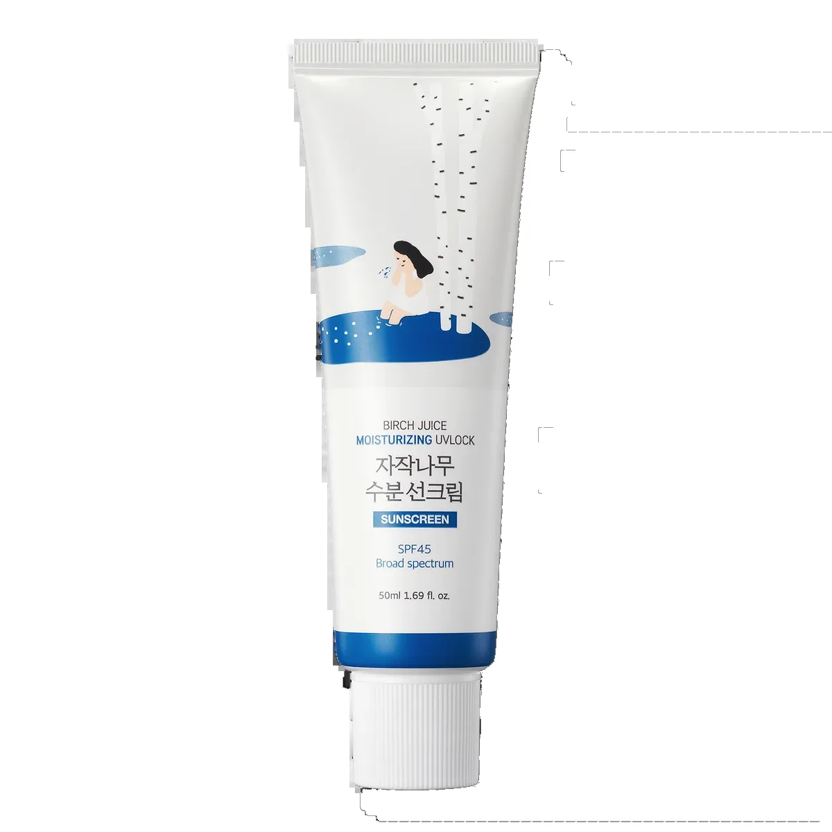 ROUND LAB Birch Juice Moisturizing Sunscreen SPF 50+ tube