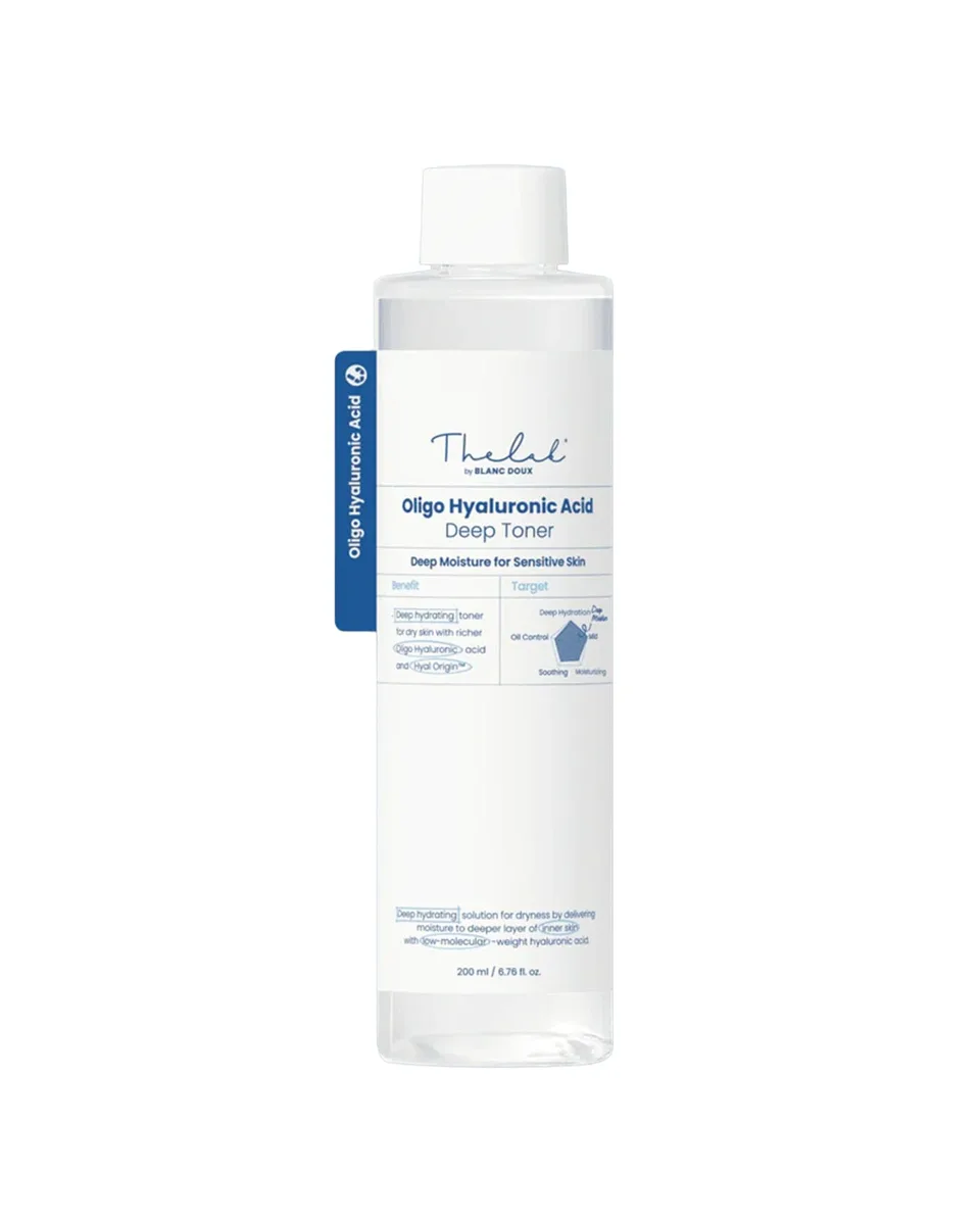 The Lab by Blanc Doux Oligo Hyaluronic Acid Deep Toner 200ml bottle