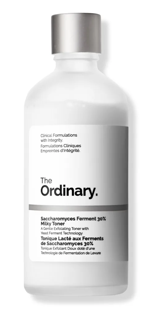 The Ordinary Saccharomyces Ferment 30% Milky Toner bottle
