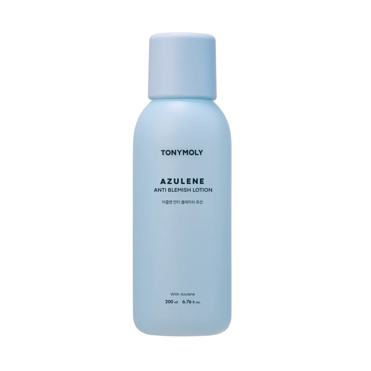 TONYMOLY Azulene Anti Blemish Lotion 200 mL pale-blue bottle