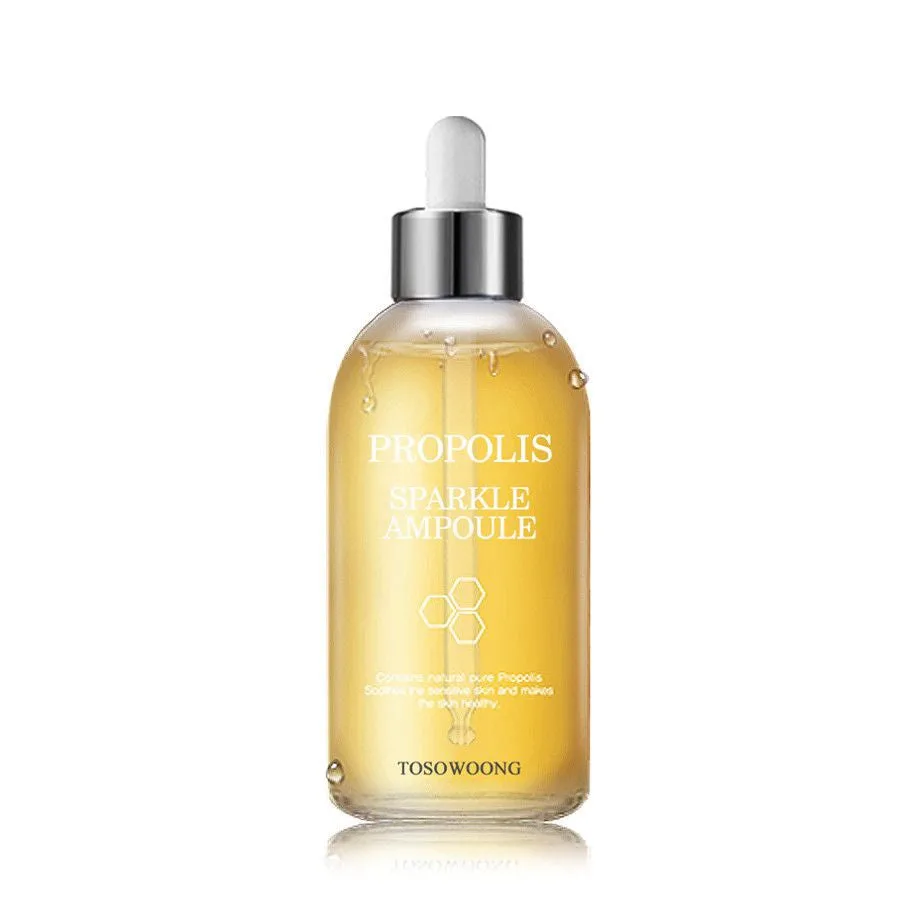 TOSOWOONG Propolis Sparkle Ampoule 100 mL glass dropper bottle