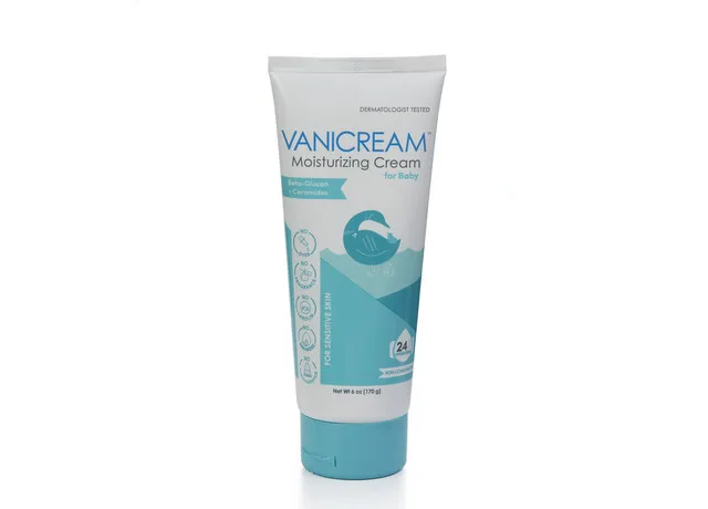 Vanicream Moisturizing Cream for Baby tube on white background