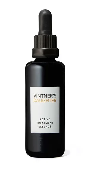 Vintner's Daughter Active Treatment Essence frosted glass mist bottle, a multifunctional fragrance-free treatment essence