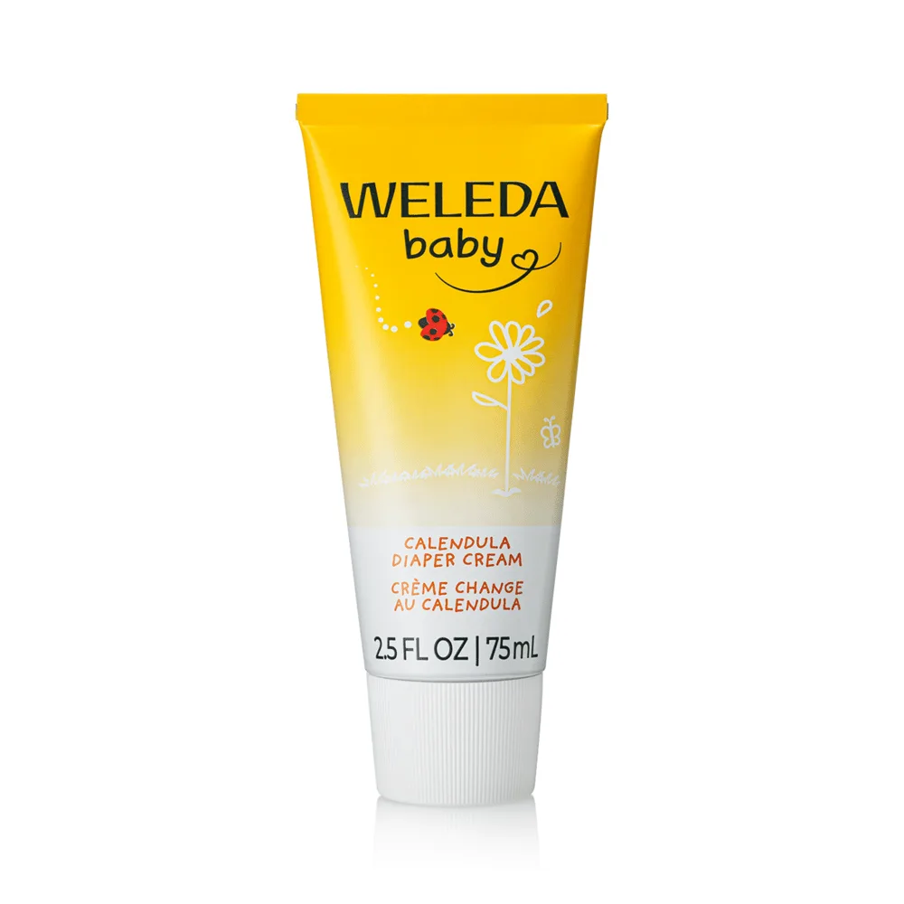 Weleda Calendula Diaper Cream 75 ml yellow and white tube
