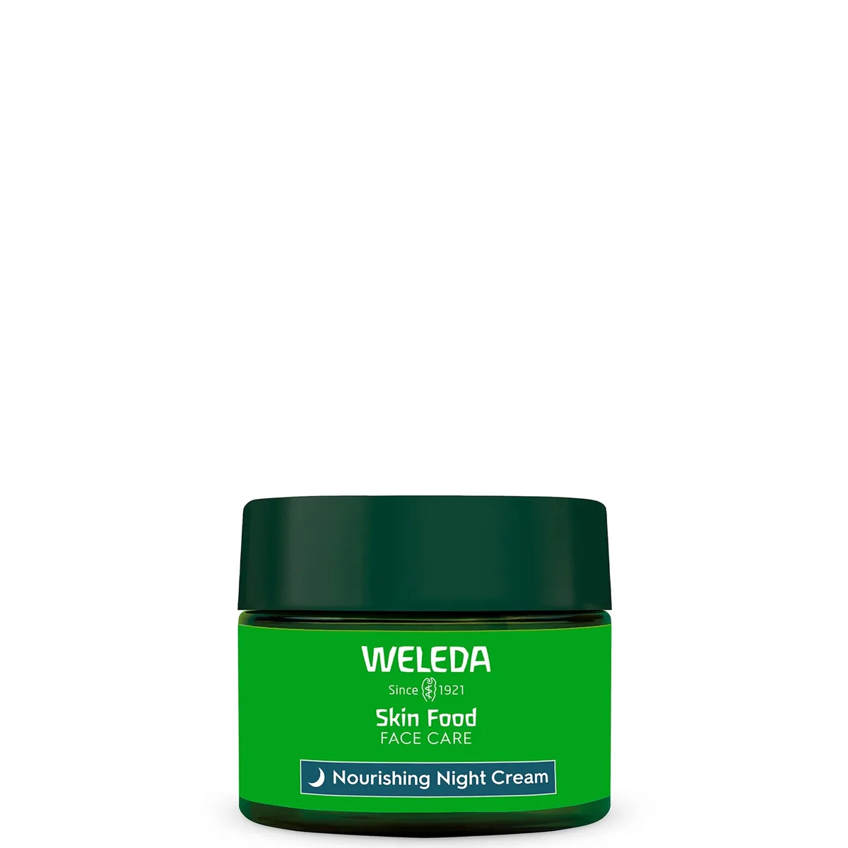 Weleda Skin Food Face Care Nourishing Night Cream 40 mL green and white aluminum tube