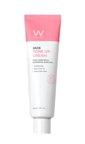 Wonjin Effect Jade Tone Up Cream 100ml pink and white squeeze tube